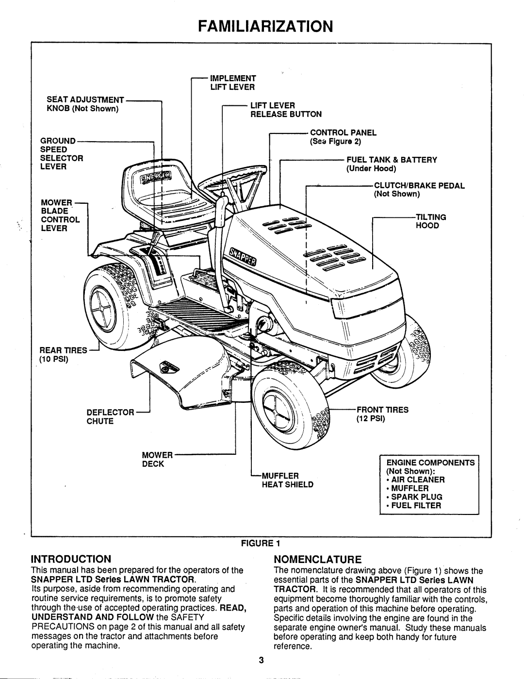 Snapper LT120D331B manual 