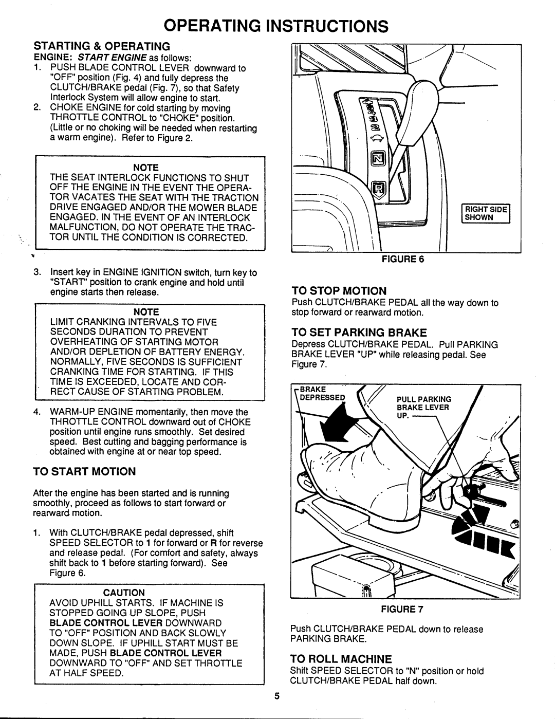 Snapper LT120D331B manual 