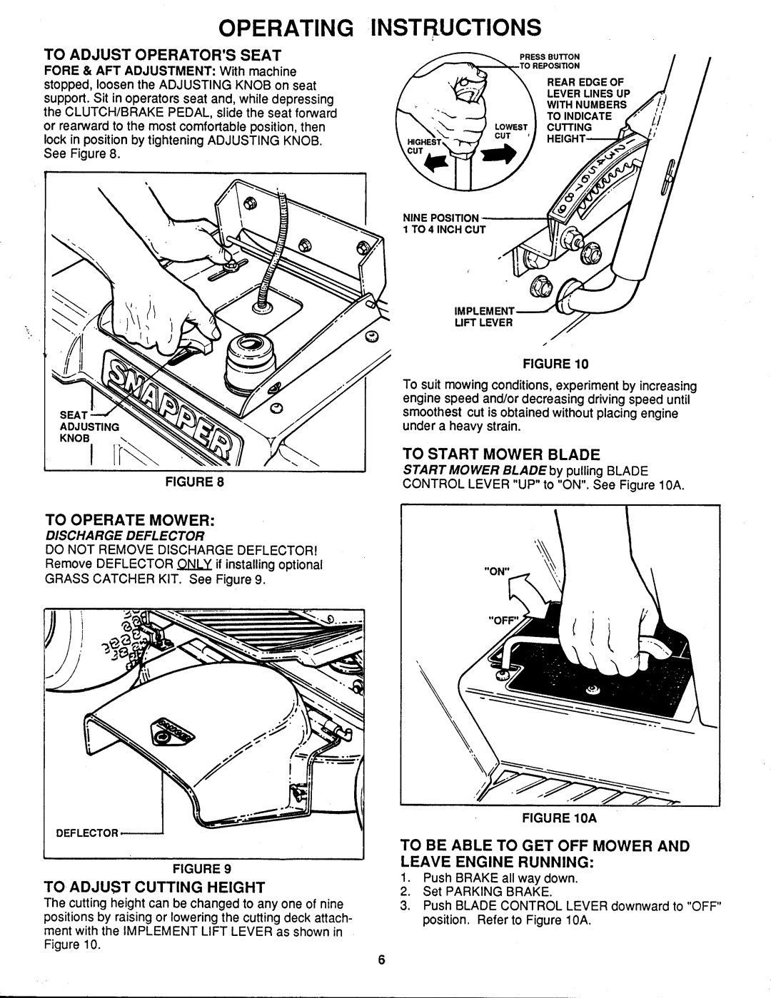 Snapper LT120D331B manual 