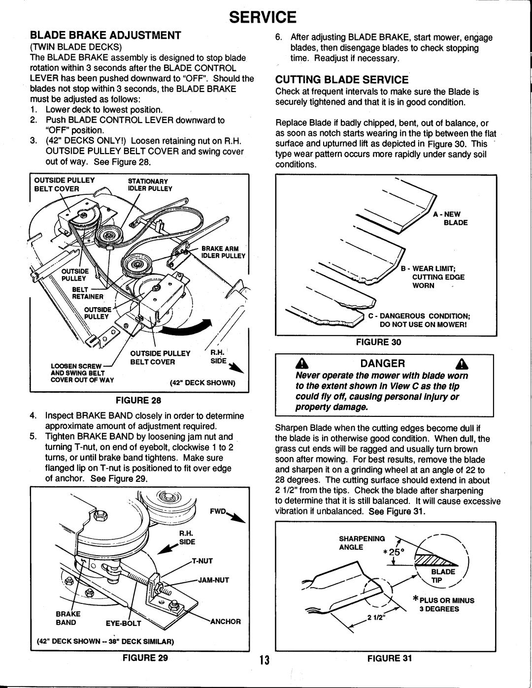 Snapper LT125G38AB, LT120G30AB, LT150G42AKV Series A manual 