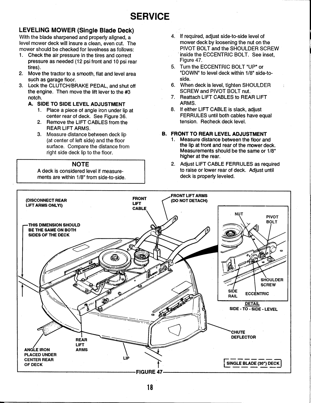 Snapper LT120G30AB, LT125G38AB, LT150G42AKV Series A manual 