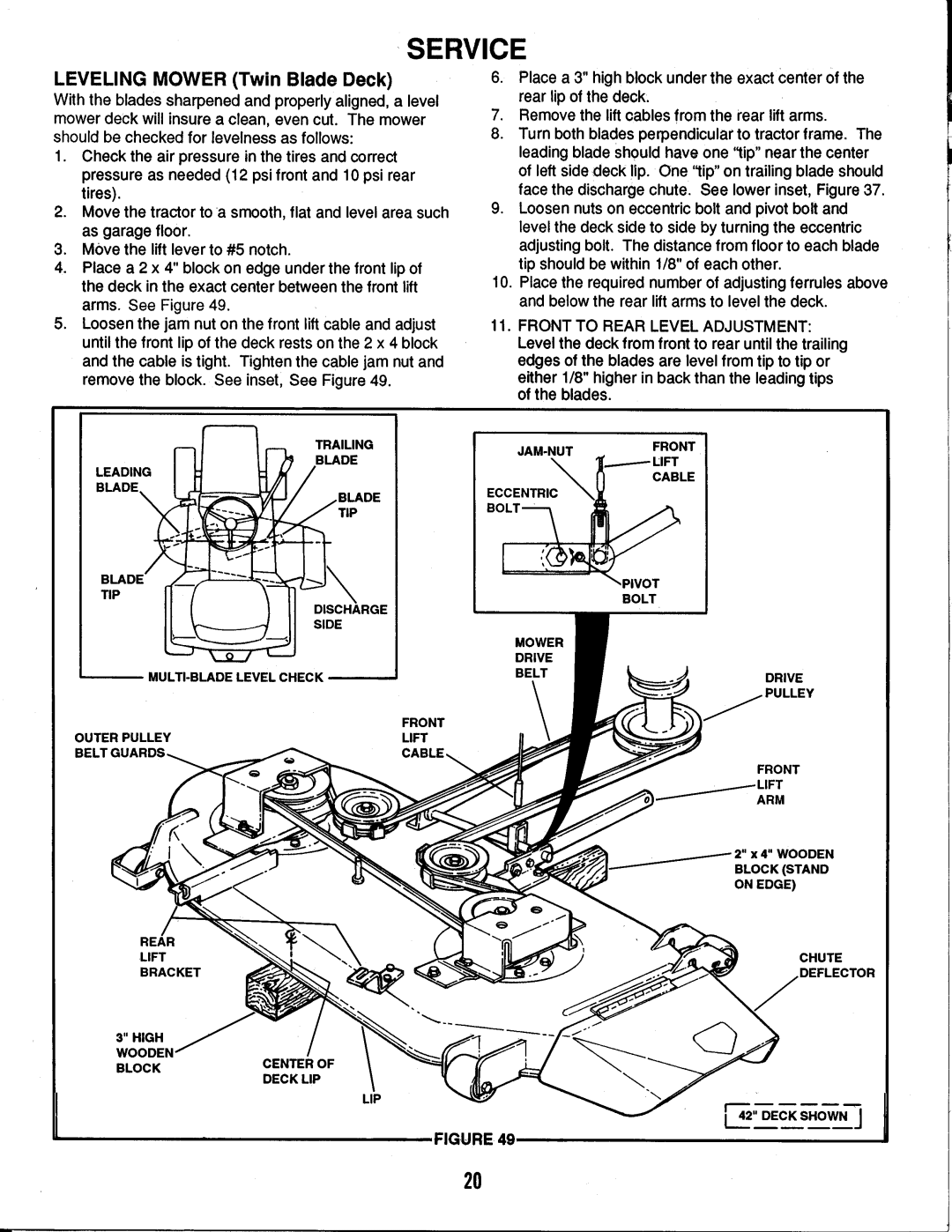 Snapper LT150G42AKV Series A, LT120G30AB, LT125G38AB manual 