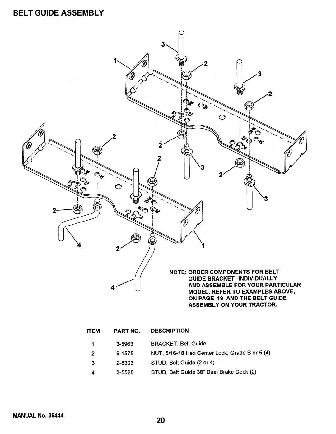 Snapper LT140H33DBV, LT125G38DB, NLT145H38DBV, NLT120G30DB manual 