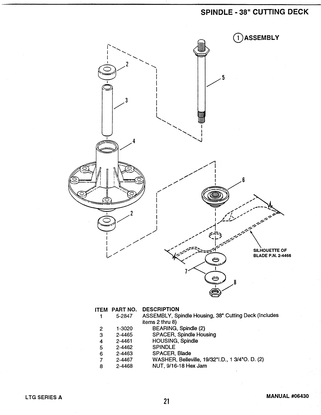 Snapper ELT120G33AB, ELT125G38AB Series A, ELT125G33AB, BH120G38AB manual 