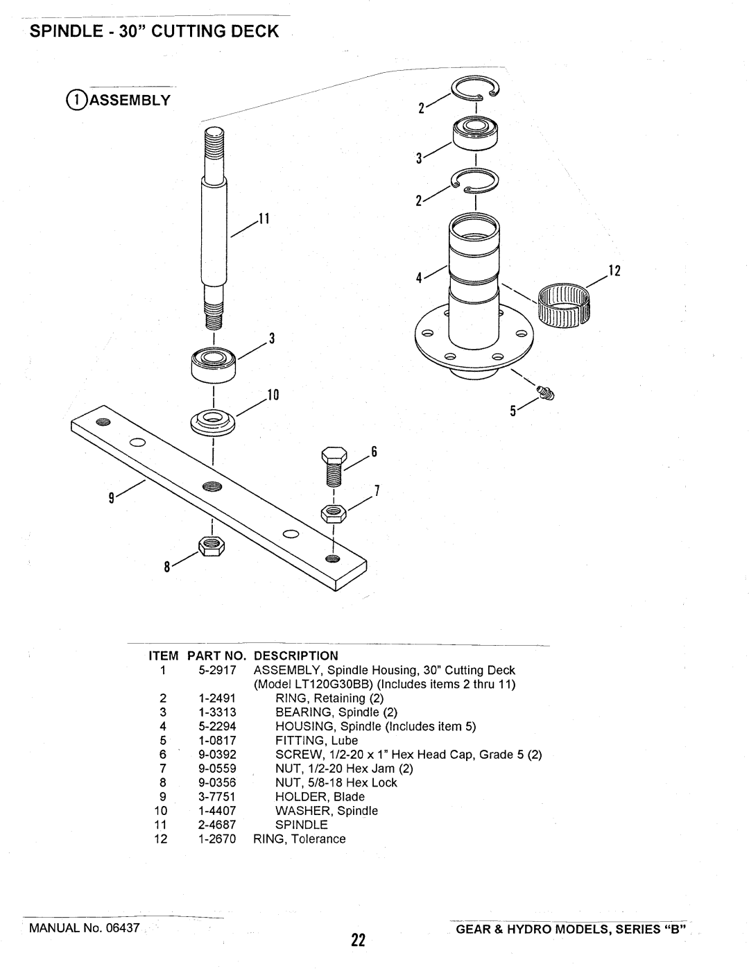 Snapper LT120G30BB, ELT125G33BB, ELT140H33BBV, LT150H38BBV, LT155H42BBV, LT140H38BBV manual 