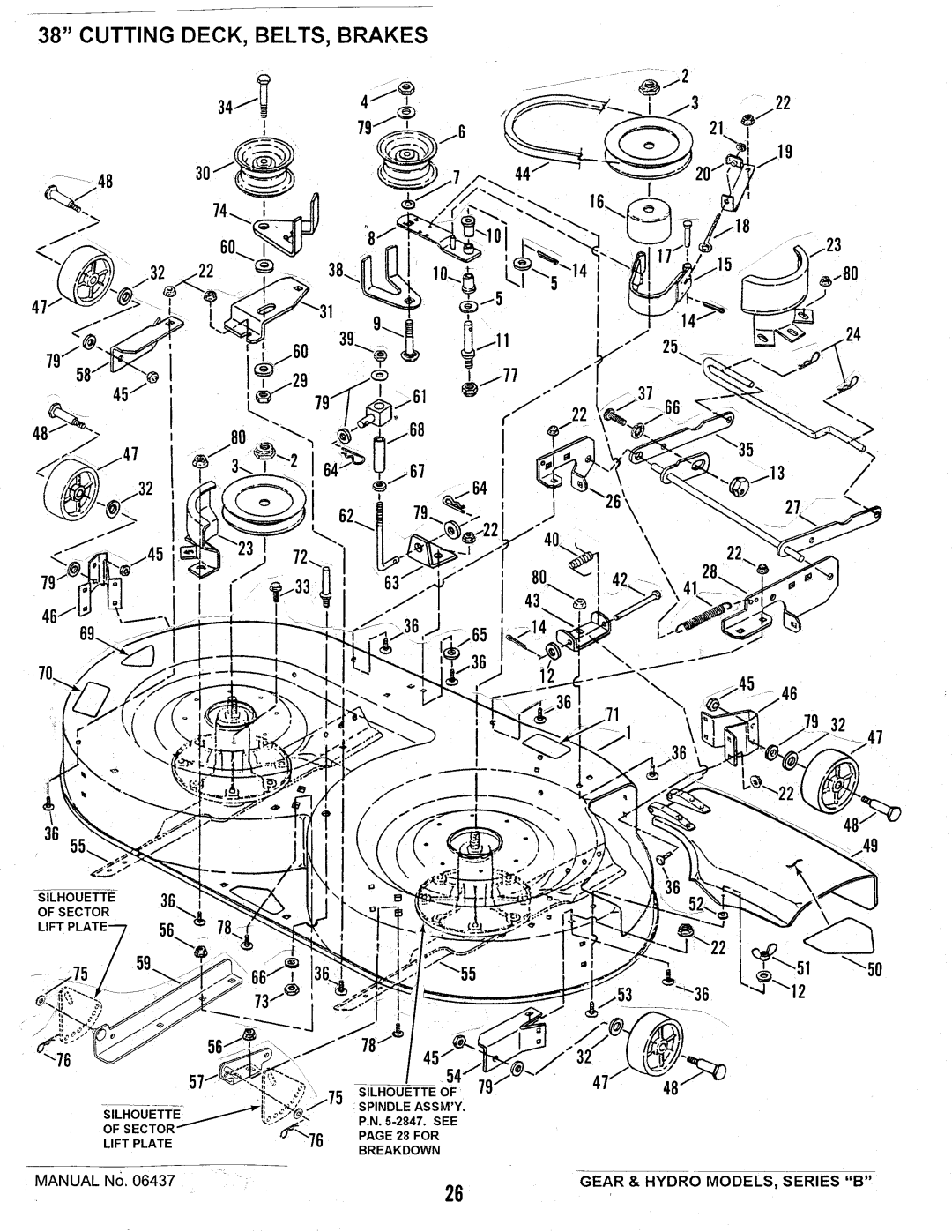 Snapper ELT125G33BB, LT120G30BB, ELT140H33BBV, LT150H38BBV, LT155H42BBV, LT140H38BBV manual 