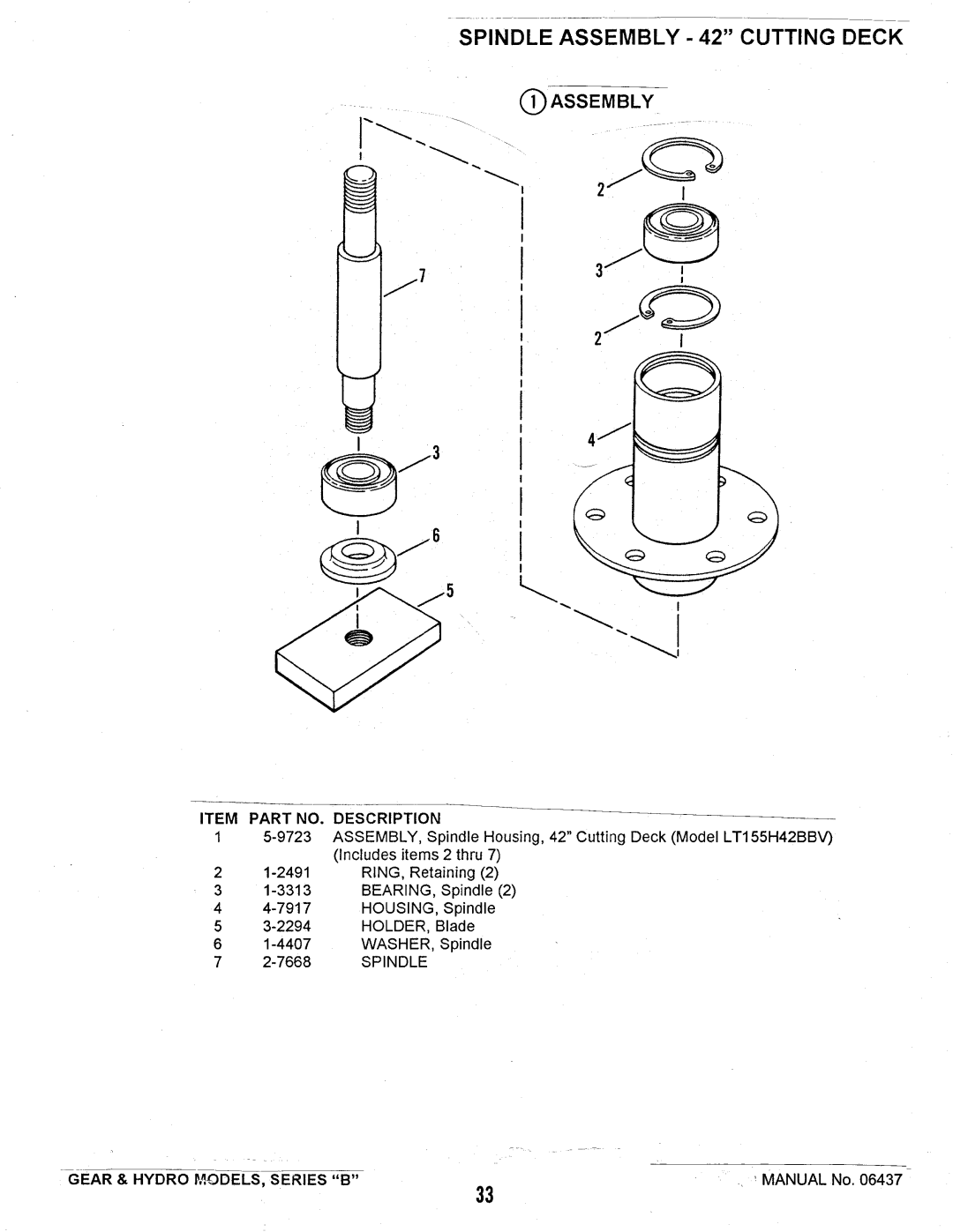 Snapper LT120G30BB, ELT125G33BB, ELT140H33BBV, LT150H38BBV, LT155H42BBV, LT140H38BBV manual 