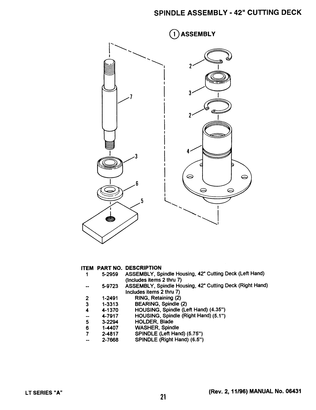 Snapper LT150G42AKV, LT140G42AKV, LT140G42ABV, LT140G38ABV, LT130G38AKV, RLT125G38AKV manual 