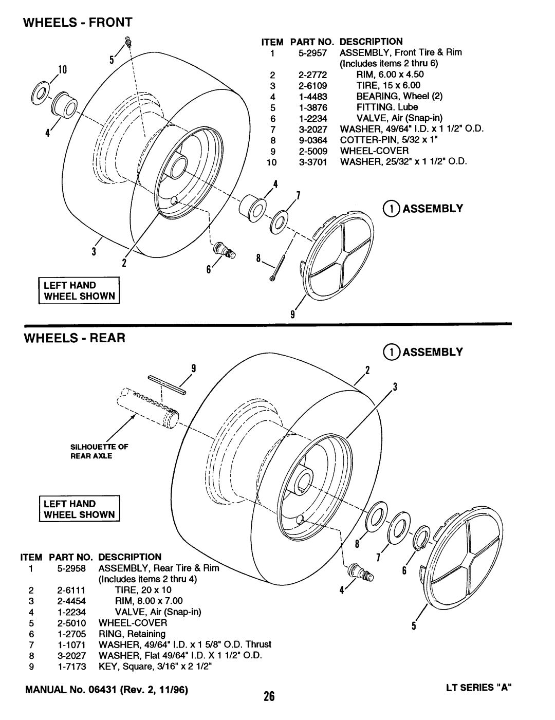 Snapper LT130G38AKV, LT150G42AKV, LT140G42AKV, LT140G42ABV, LT140G38ABV, RLT125G38AKV manual 