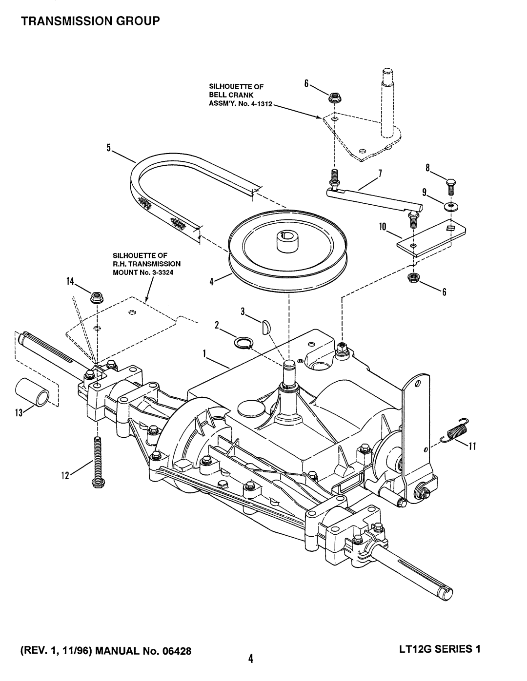 Snapper LT125G33, LT125G41, RLT 125G33 manual 