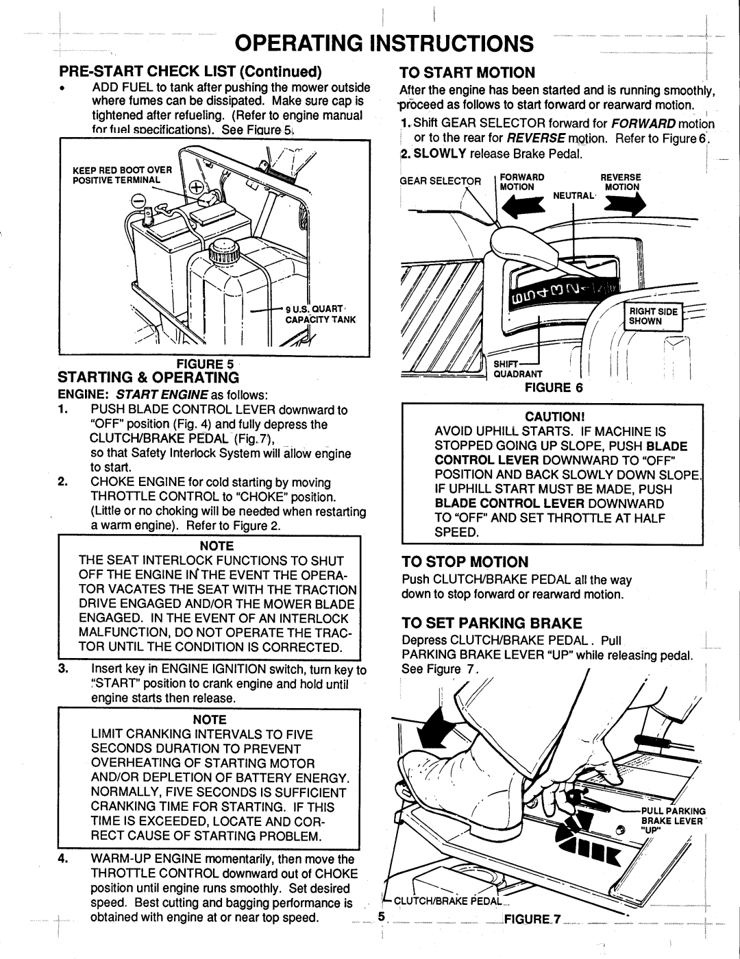 Snapper LT125G41KV Series 1 manual 