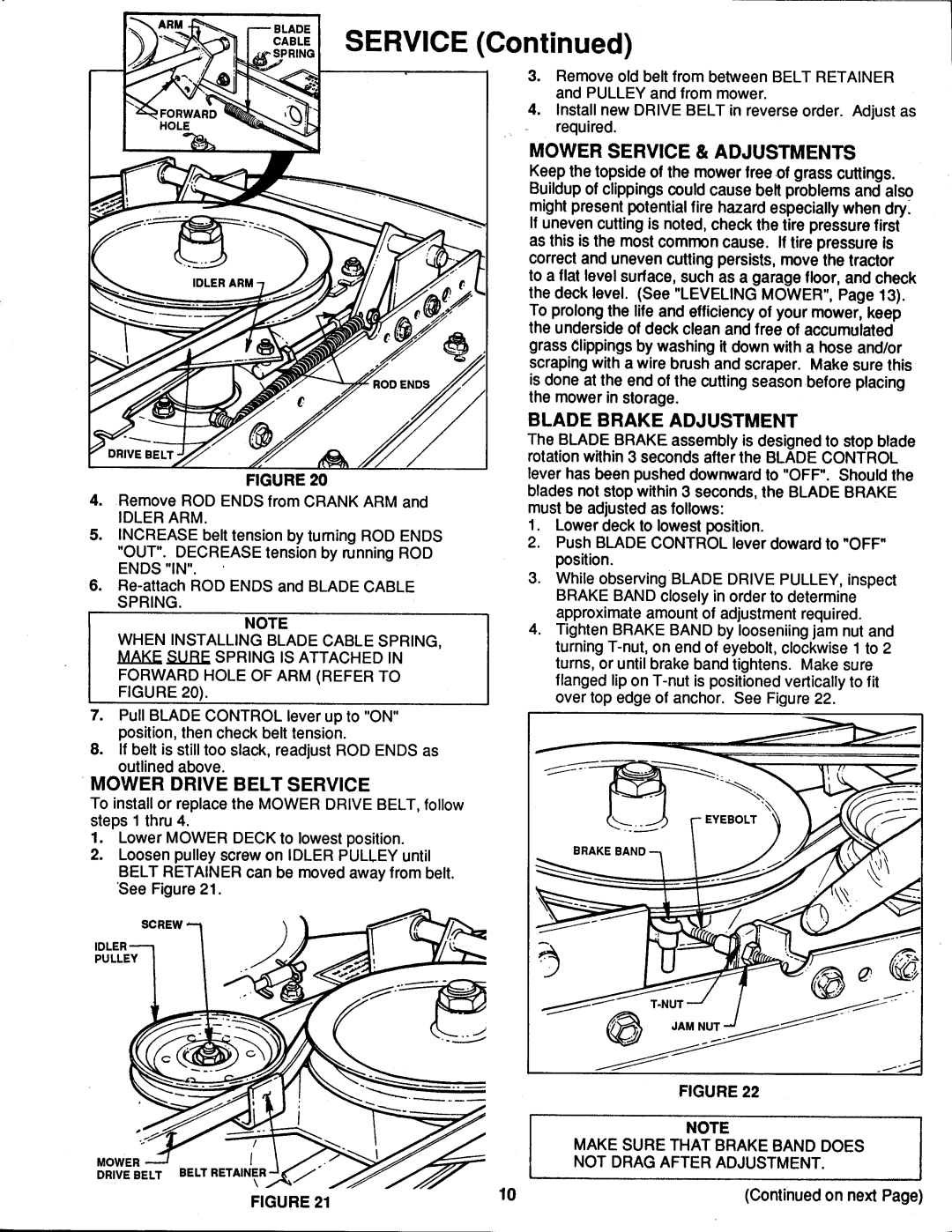 Snapper LT12D 33 manual 