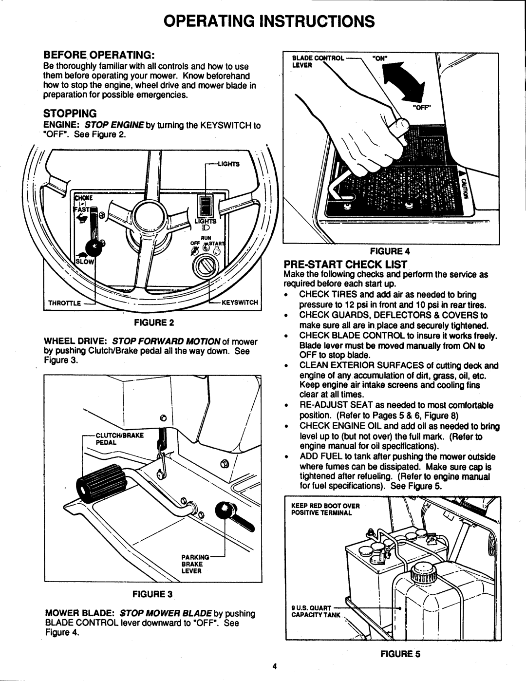 Snapper LT12D 33 manual 