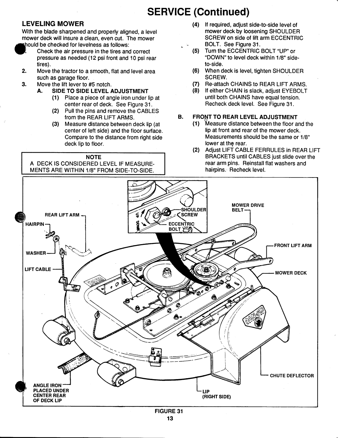 Snapper LT12D331B, LT12D331TV manual 