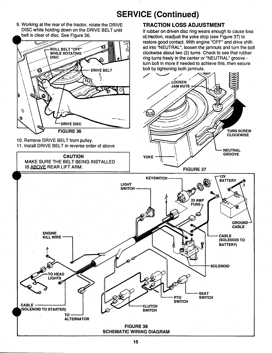 Snapper LT12D331B, LT12D331TV manual 