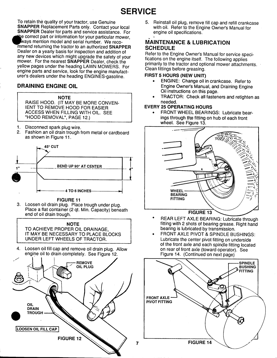 Snapper LT12D331B, LT12D331TV manual 