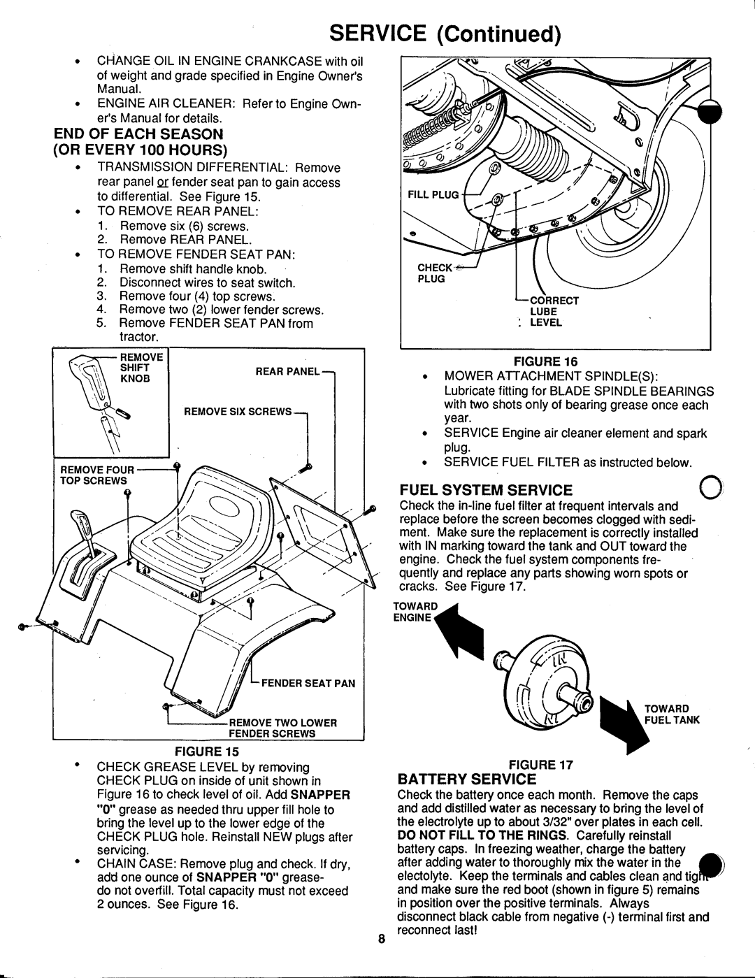 Snapper LT12D331TV, LT12D331B manual 