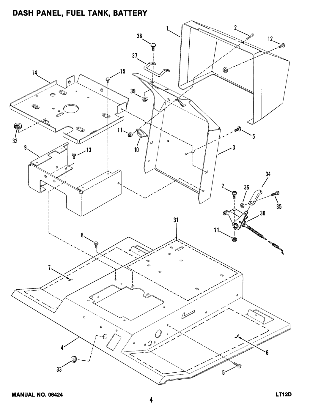 Snapper LT12D41 manual 