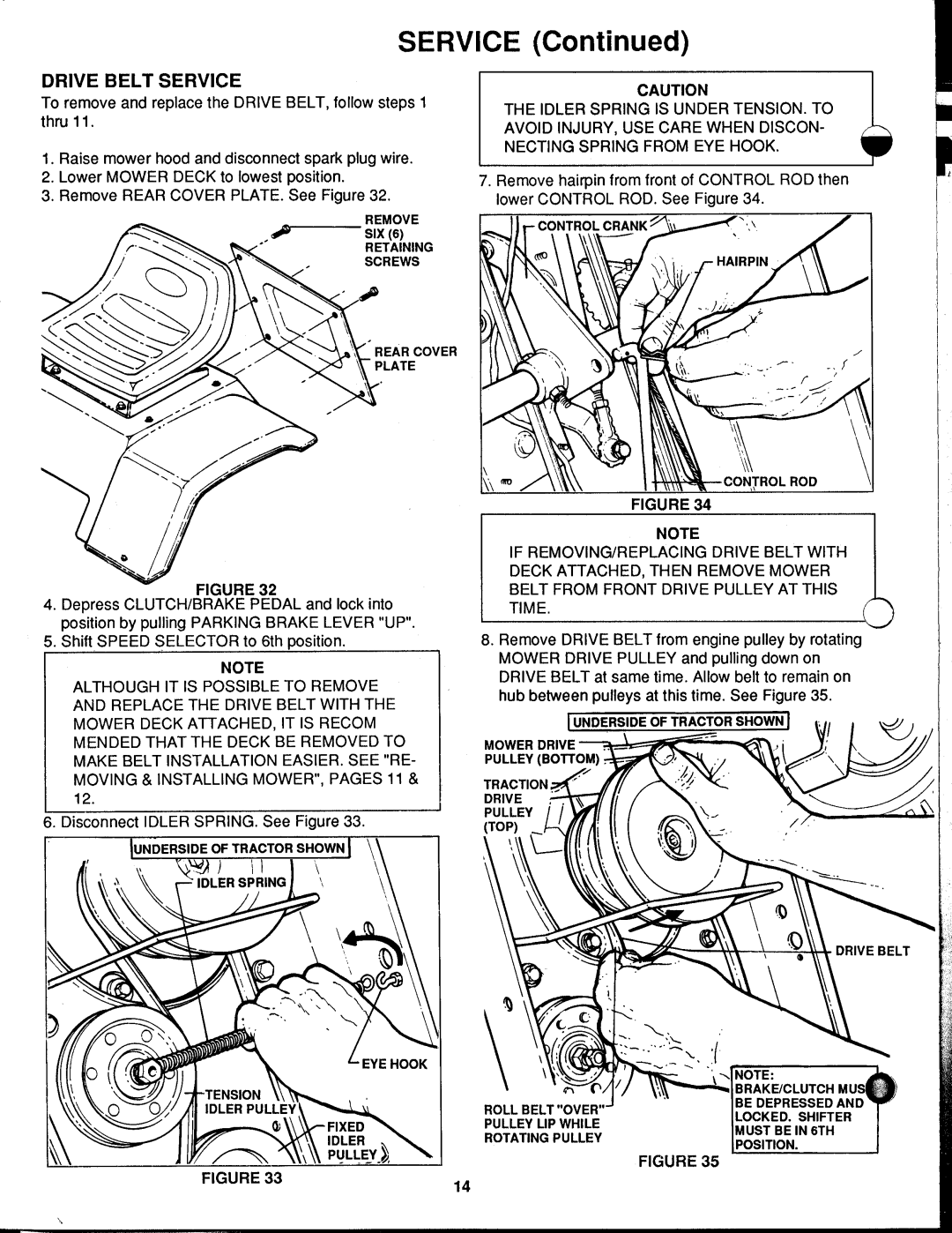 Snapper LT12D411TV, LT12D411B manual 