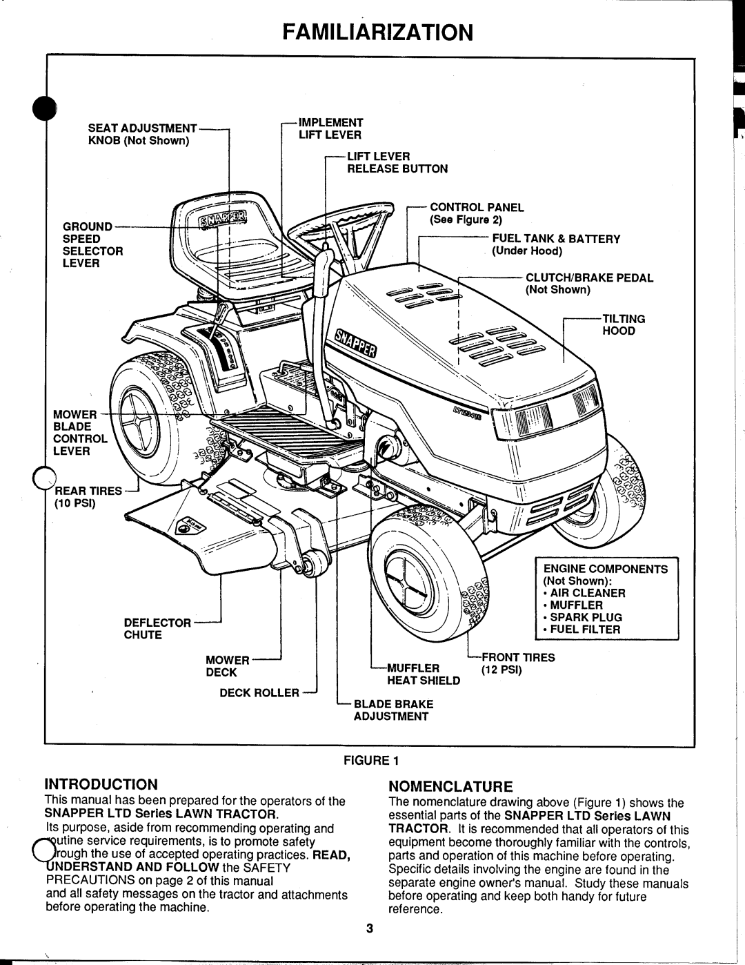 Snapper LT12D411B, LT12D411TV manual 