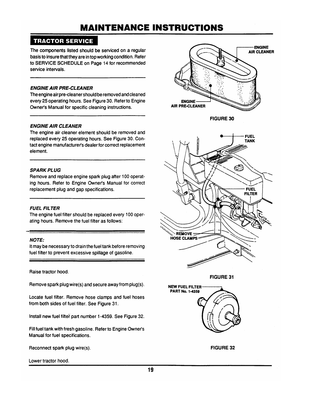 Snapper LT145H33DBV manual 