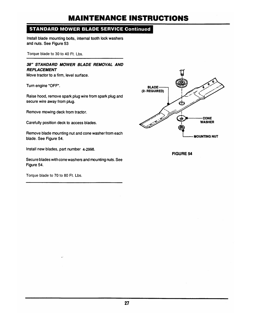 Snapper LT145H33DBV manual 