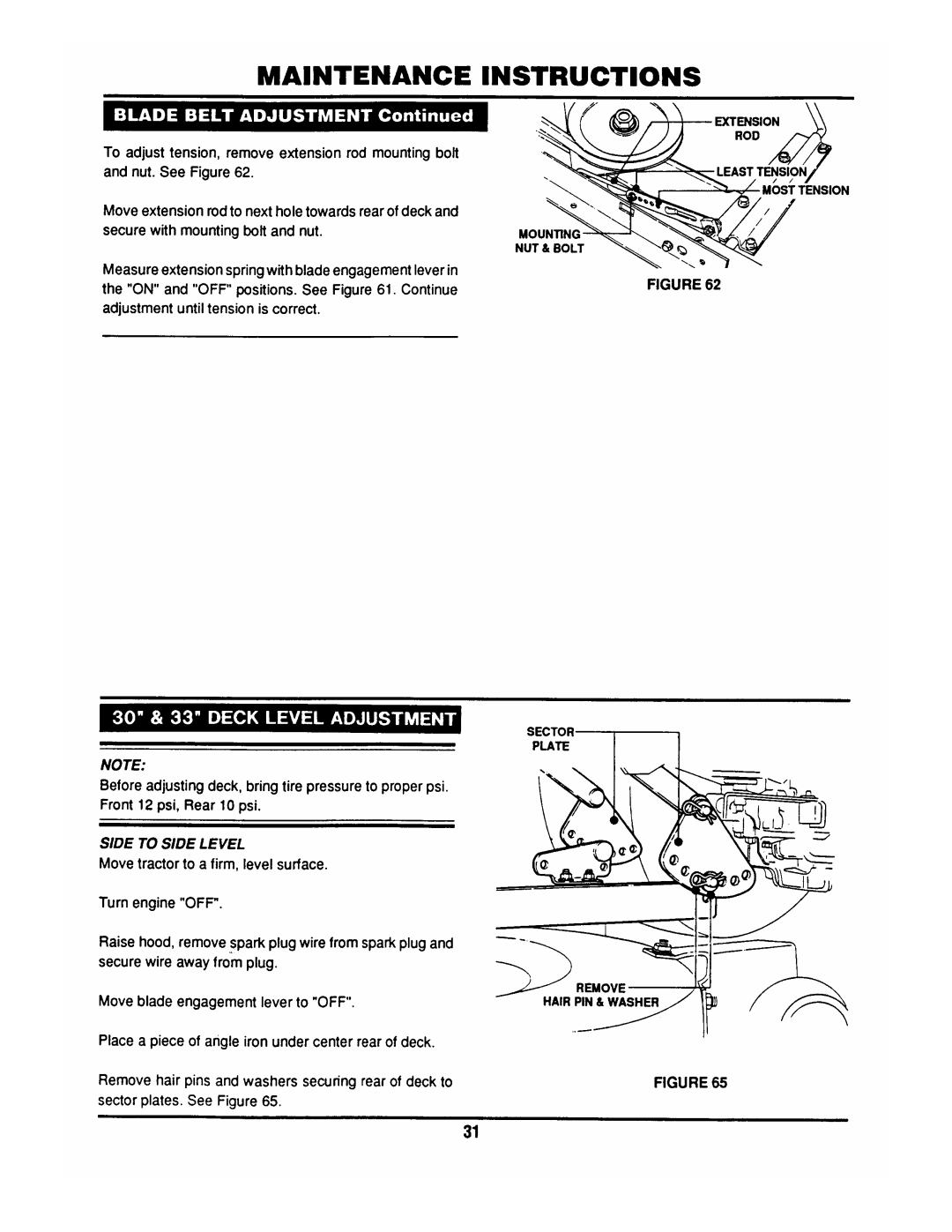 Snapper LT145H33DBV manual 
