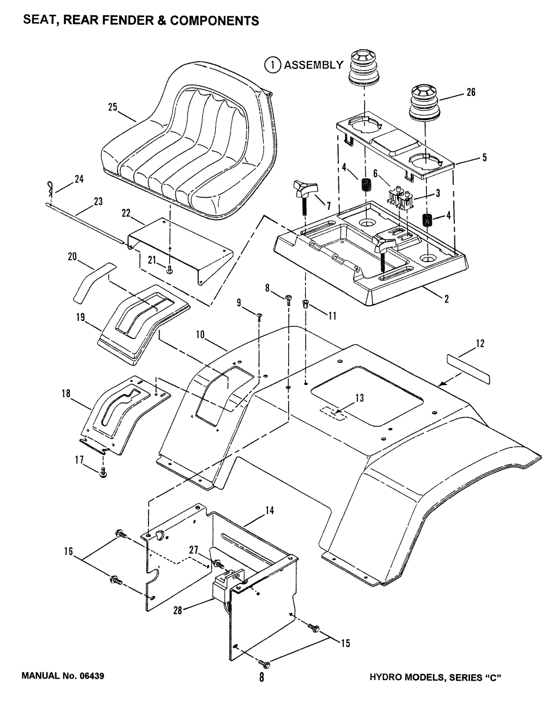 Snapper LT145H38CBV, LT160H42CBV2, Series C manual 