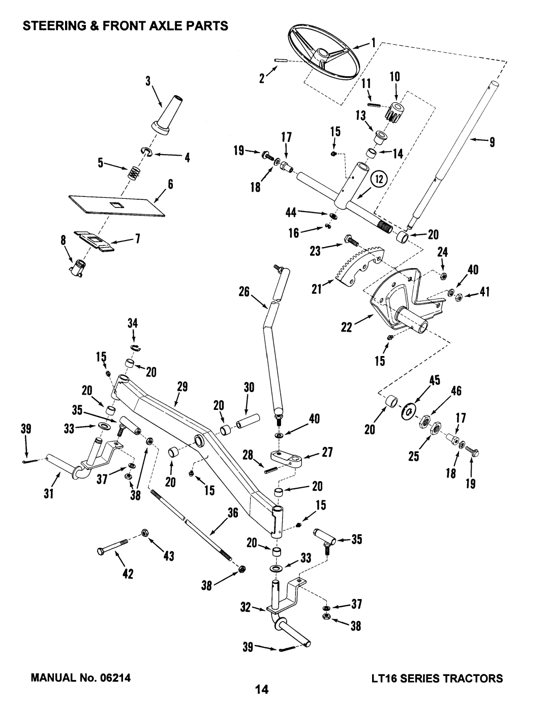 Snapper LT16 Series 1 manual 