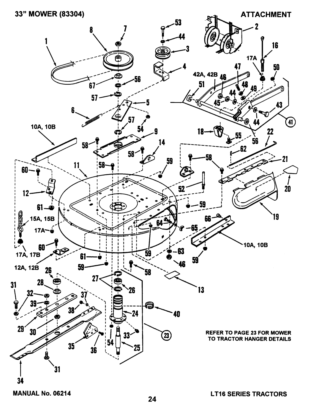 Snapper LT16 Series 1 manual 