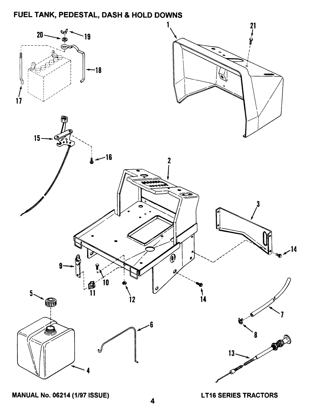 Snapper LT16 Series 1 manual 