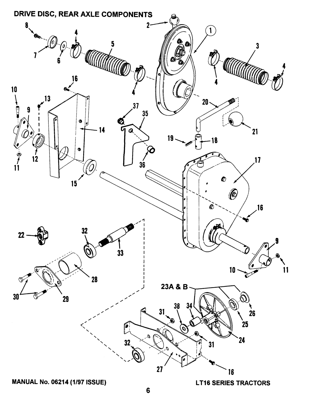 Snapper LT16 Series 1 manual 