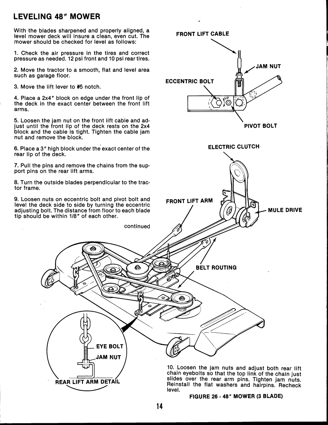 Snapper LT16 Series 2 manual 
