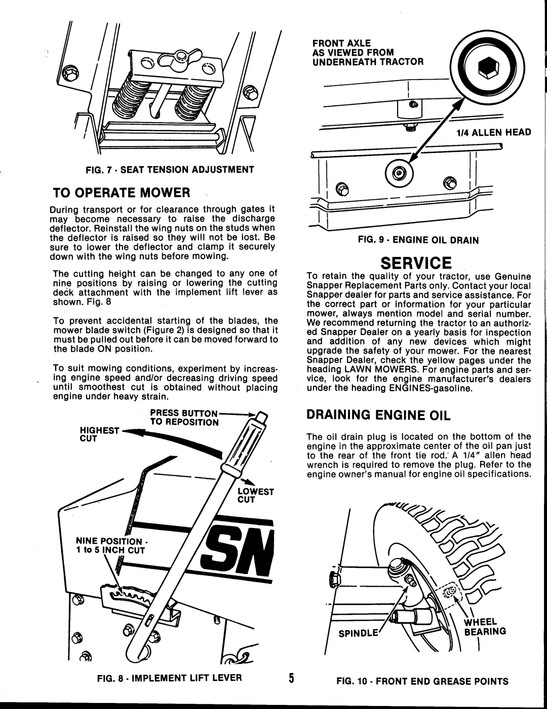 Snapper LT16 Series 2 manual 
