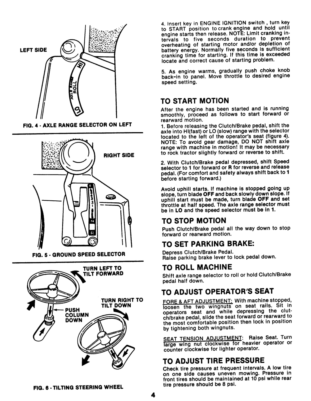 Snapper LT16 manual 