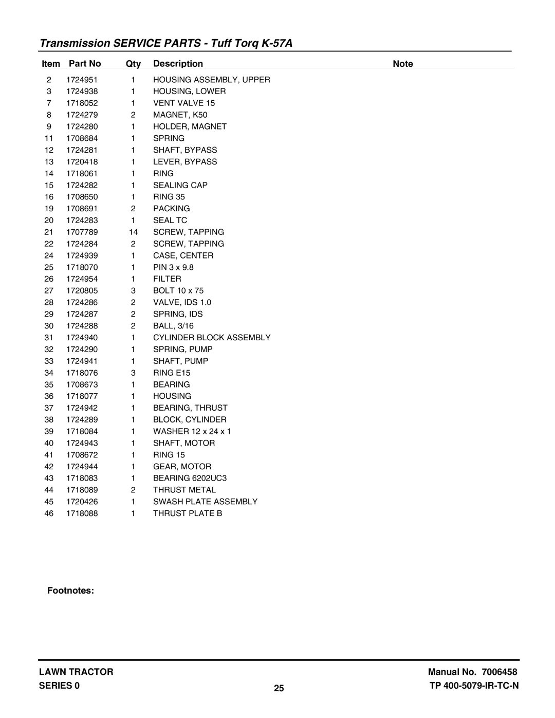 Snapper LT18400 Housing ASSEMBLY, Upper, HOUSING, Lower, Vent Valve, MAGNET, K50, HOLDER, Magnet, Spring, SHAFT, Bypass 