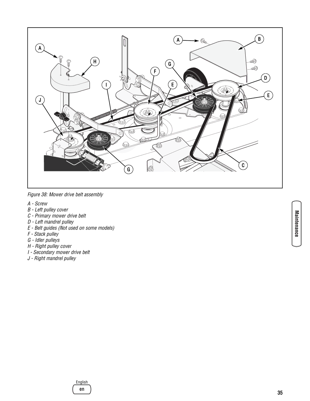 Snapper LT23460AWS specifications English 