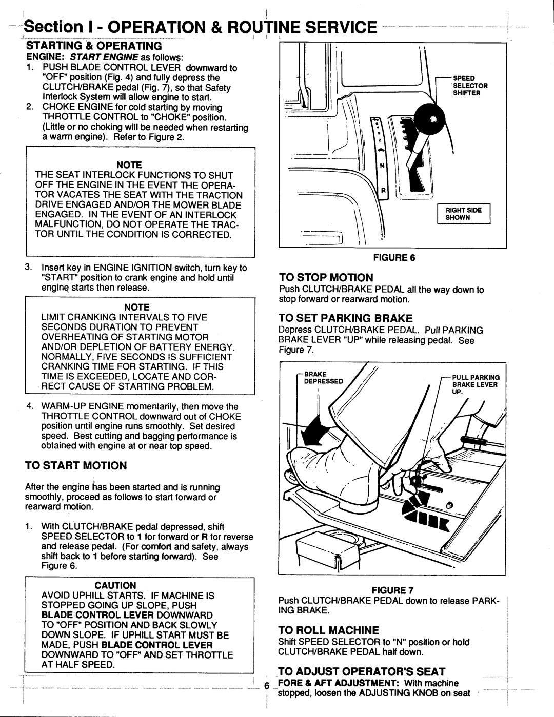 Snapper LTD Series 0 manual 