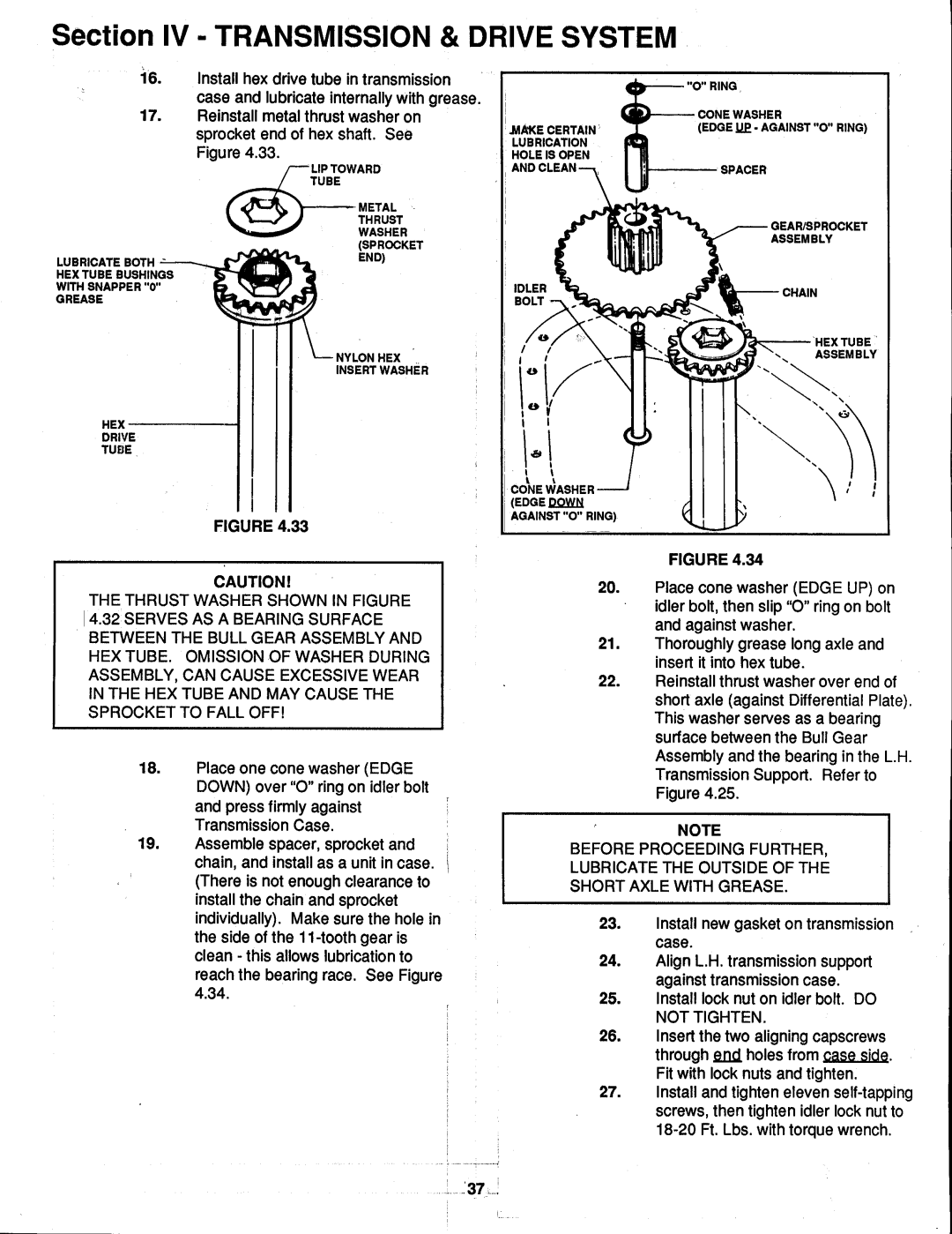 Snapper LTD Series 0 manual 