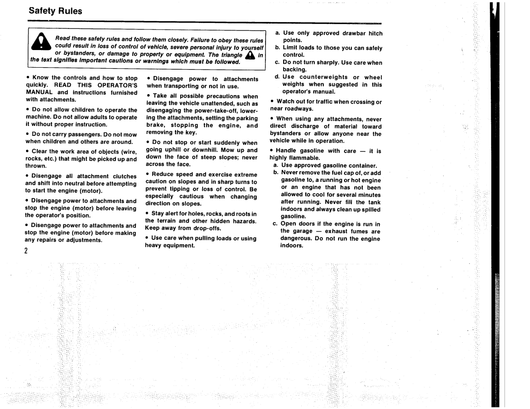Snapper LTG Series, 12LTG36 manual 