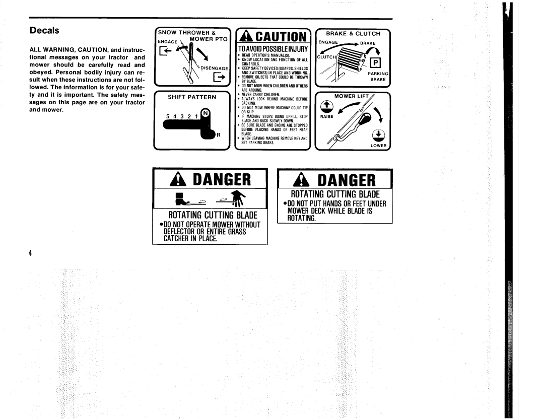 Snapper LTG Series, 12LTG36 manual 