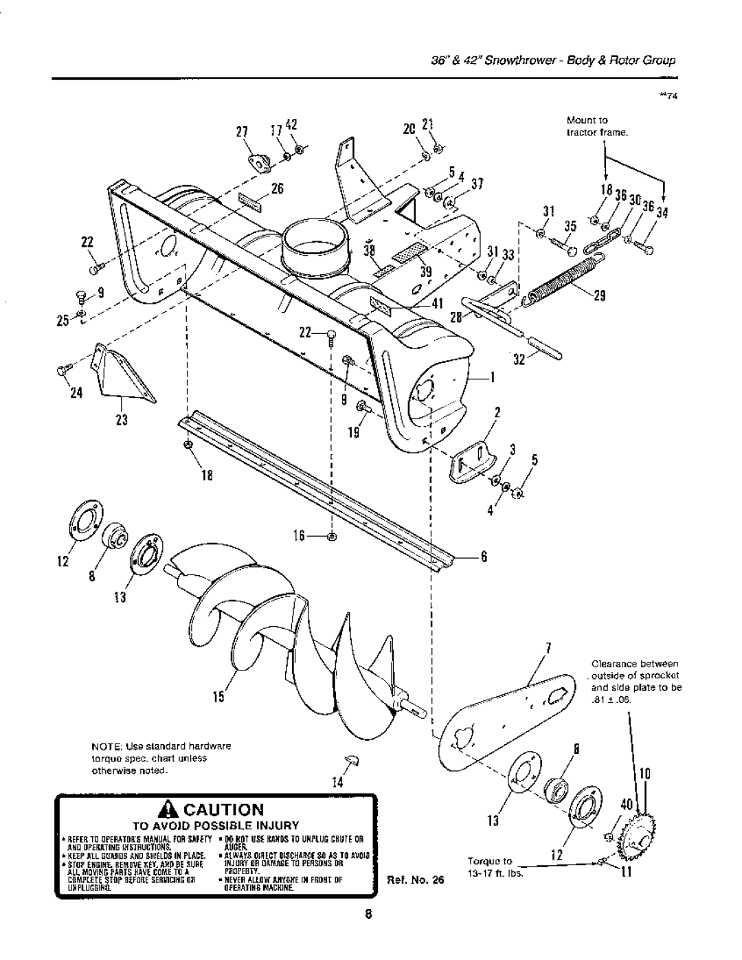 Snapper LTH Series manual 