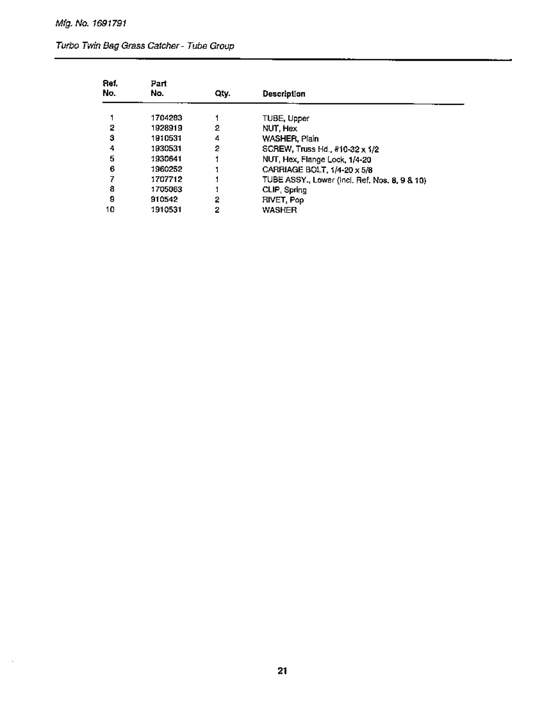Snapper LTH Series manual 