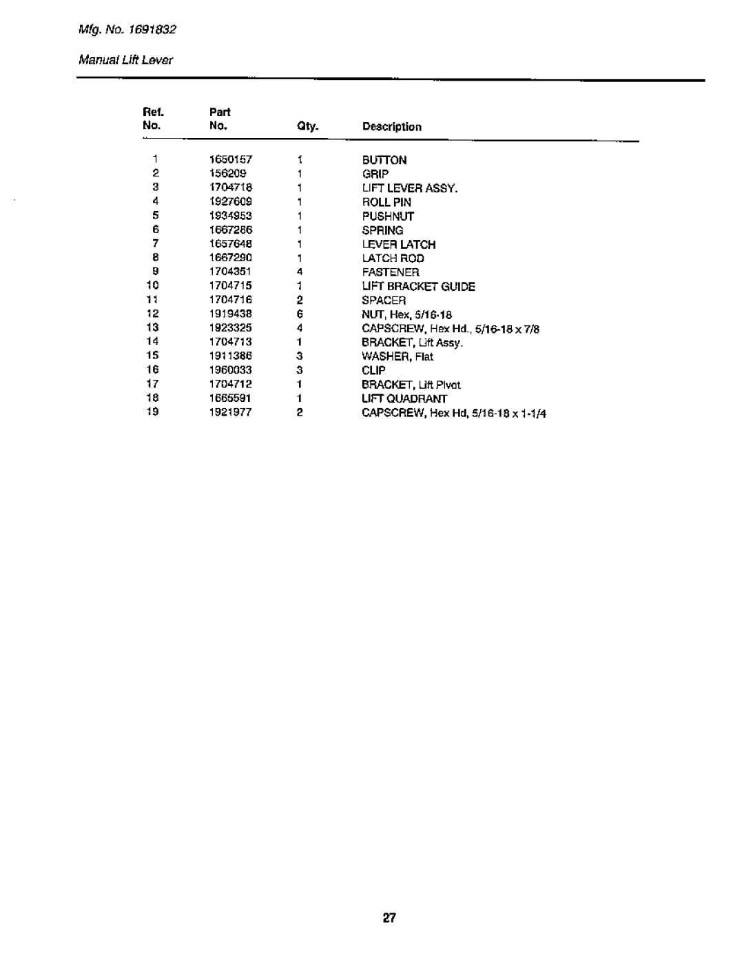 Snapper LTH Series manual 