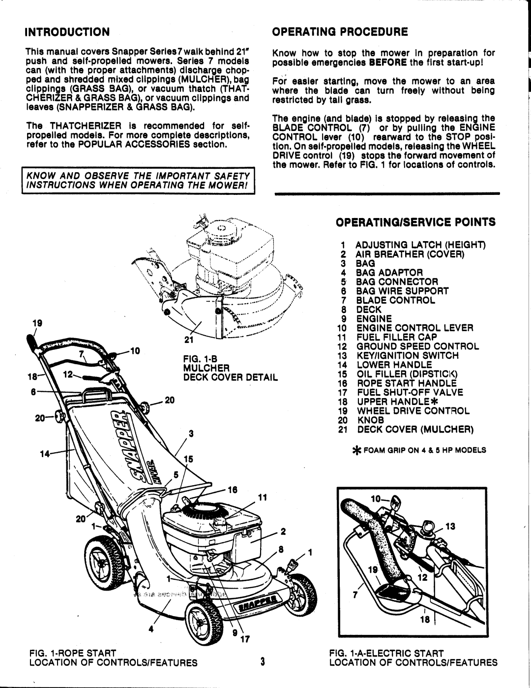 Snapper PD21357B, P21407T-2, P21507BE, P21357B, PM21357B manual 