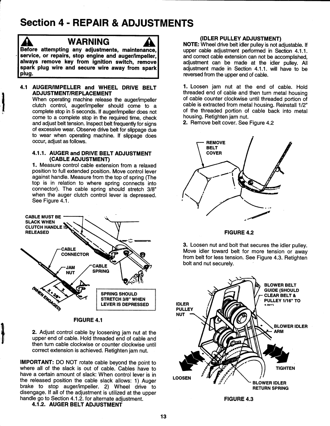 Snapper N10305E, E10305E, E8265 manual 