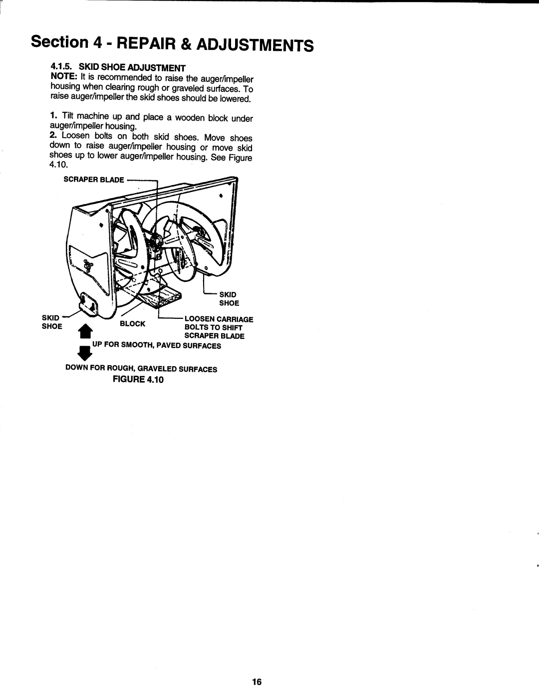 Snapper N10305E, E10305E, E8265 manual 