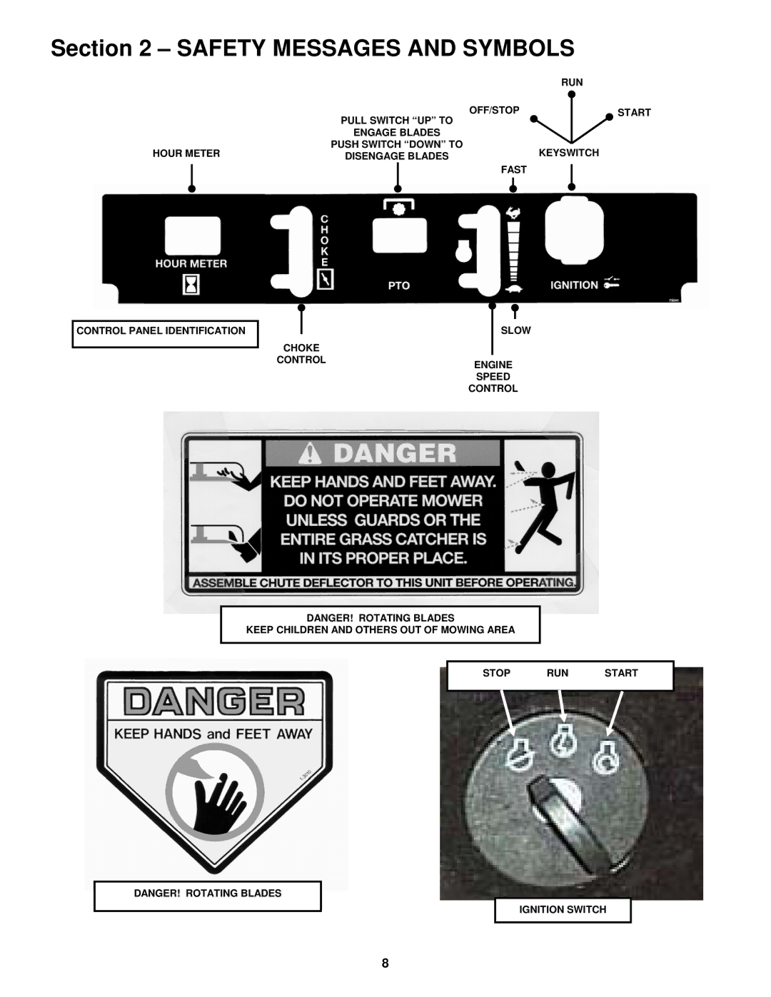 Snapper NZM19481KWV important safety instructions Run 