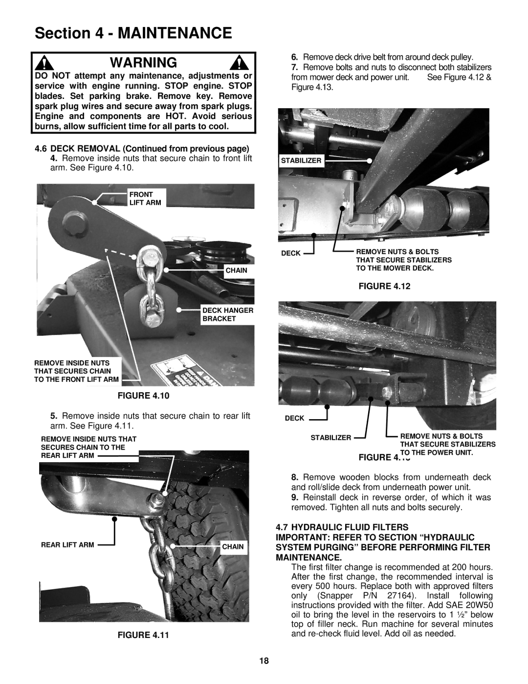 Snapper NZMJ23521KH, NZMJ25611KH important safety instructions See Figure 