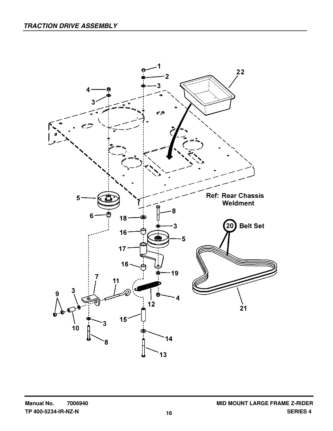 Snapper NZMX32734BV, NZMX30614KH manual Traction Drive Assembly 